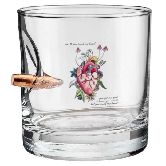 Discover Phoebe Bridgers Bullet Whiskey Glasses - You Missed My Heart - Stranger in the Alps