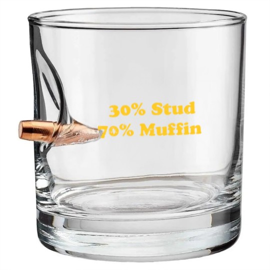 Discover 30 Stud 70 Muffin Bullet Whiskey Glasses