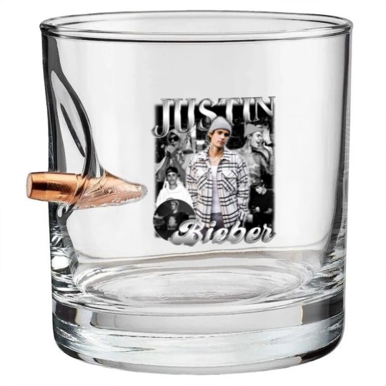 Discover Justin Bieber Bullet Whiskey Glasses