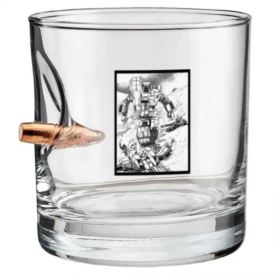 Discover Mechwarrior Blast Bullet Whiskey Glasses