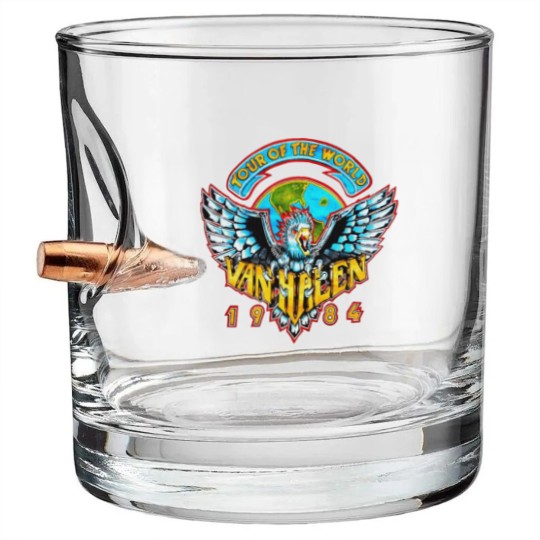 Discover VAN TOUR HALEN 1984 Bullet Whiskey Glasses