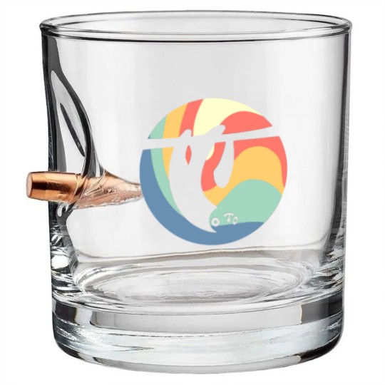 Discover Sloth Vintage Circle Bullet Whiskey Glasses
