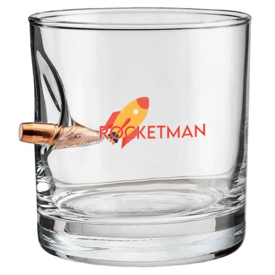 Discover Rocketman Bullet Whiskey Glasses