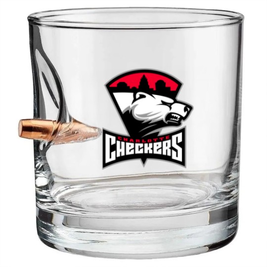 Discover Charlotte Checkers Bullet Whiskey Glasses