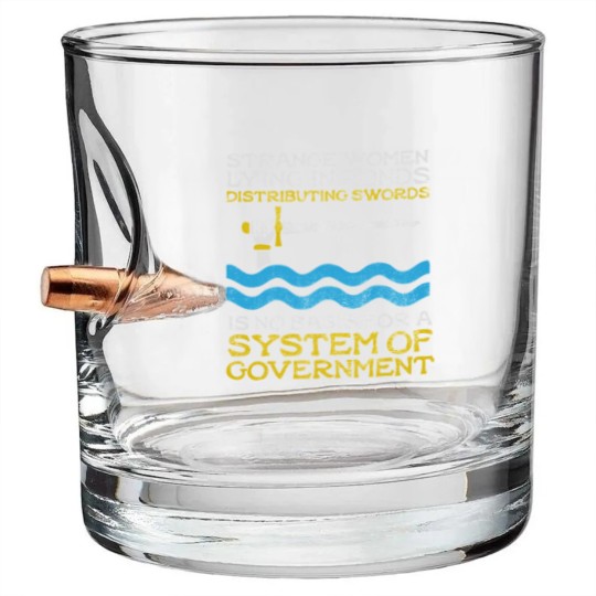 Discover Monty Python System Of Government - Distressed Look Bullet Whiskey Glasses