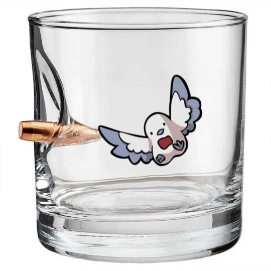 Discover Small Bird Punishing Bird (LCLoR) Bullet Whiskey Glasses