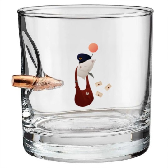 Discover Final Fantasy XIV - Delivery Moogle Bullet Whiskey Glasses