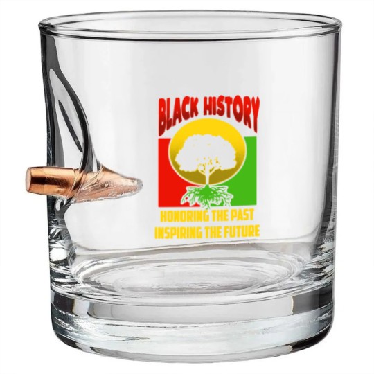Discover Black History Bullet Whiskey Glasses
