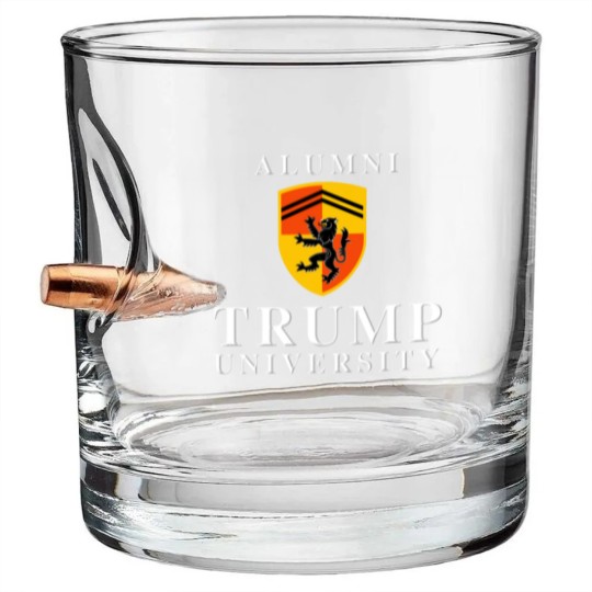 Discover Trump University Alumni Bullet Whiskey Glasses