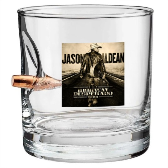 Discover Jason Aldean Jason Aldean Bullet Whiskey Glasses