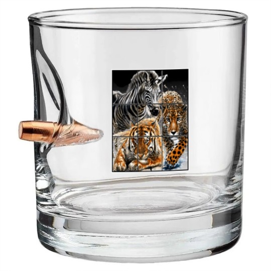 Discover Wild Sneaker Bullet Whiskey Glasses Matches Jordan3 Animal Instinct Flutes Bullet Whiskey Glasses
