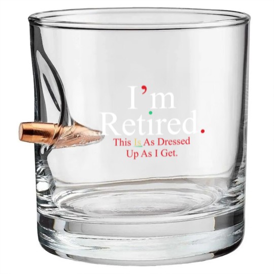 Discover Rihanna Bullet Whiskey Glasses, I'm Retired Bullet Whiskey Glasses, Retired Bullet Whiskey Glasses