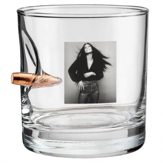 Discover Retro Cher's Gift Men Women Bullet Whiskey Glasses