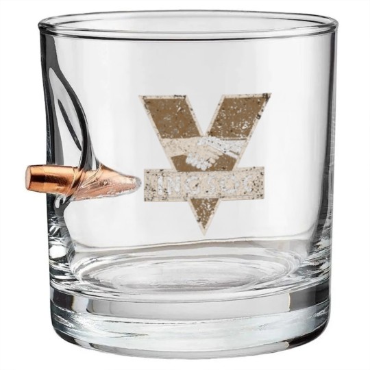 Discover INGSOC LOGO - Sci Fi - Bullet Whiskey Glasses