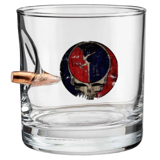 Discover DMB in dead company logo vintage Classic Bullet Whiskey Glasses, Dead Co The Final Tour 2023