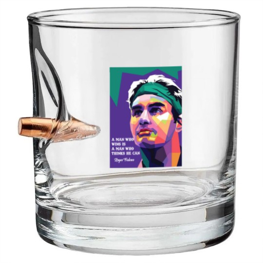 Discover Roger federer motivation - Roger Federer - Bullet Whiskey Glasses