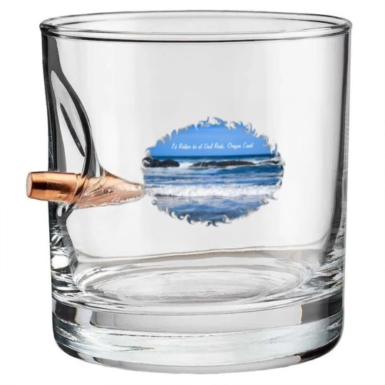Discover Seal Rock Oregon Coast On Pacific Ocean For Bullet Whiskey Glasses