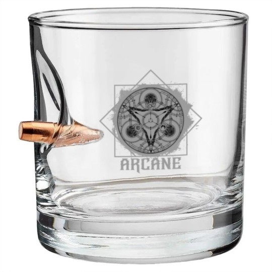 Discover arcane symbols - Arcane - Bullet Whiskey Glasses