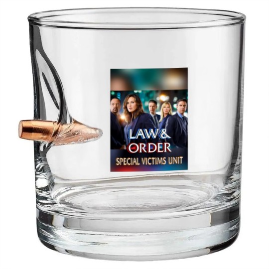 Discover law and order svu Bullet Whiskey Glasses