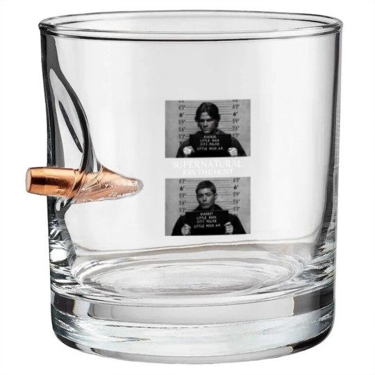 Discover Supernatural Mugshots Bullet Whiskey Glasses