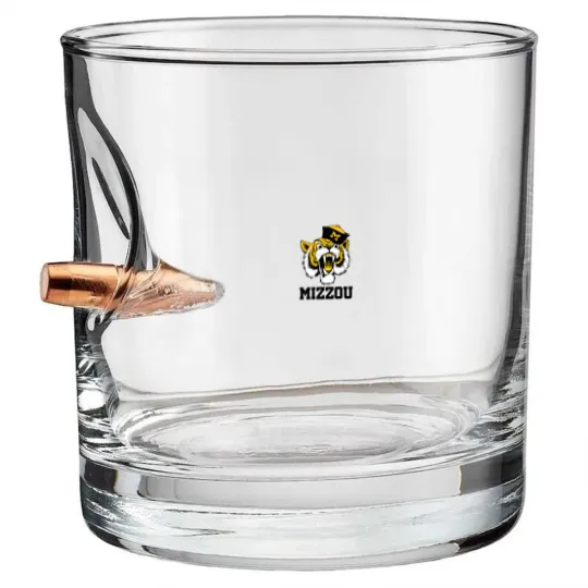 Discover Vintage 60's Truman the Missouri Tiger Mascot - Missouri - Bullet Whiskey Glasses