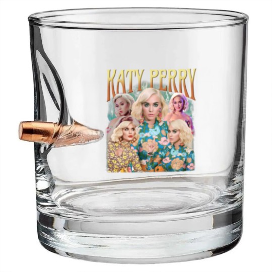 Discover Katy Perry Music Bullet Whiskey Glasses, Katy Perry Vintage Retro 90s Style, Katy Perry 2023 Gift For Fan