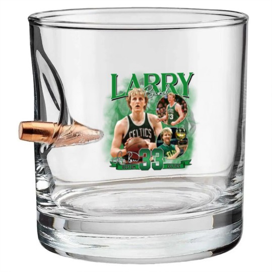 Discover Larry Bird Bullet Whiskey Glasses, Larry Bird Bullet Whiskey Glasses, Larry Bird Vintage Bullet Whiskey Glasses