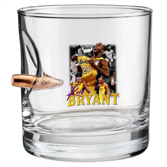 Discover Kobe Bryant Bullet Whiskey Glasses, Vintage Kobe Bryant Bullet Whiskey Glasses