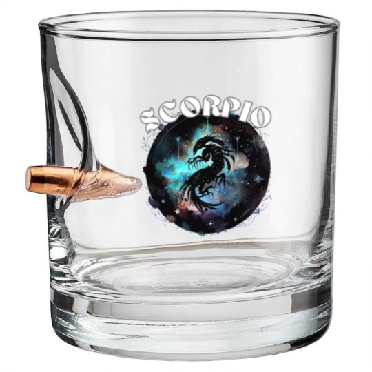 Discover Zodiac Scorpio Sign Classic Bullet Whiskey Glasses