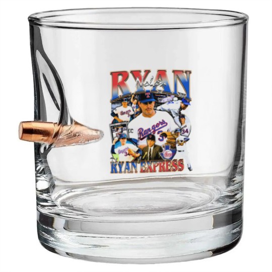 Discover Nolan Ryan Bullet Whiskey Glasses