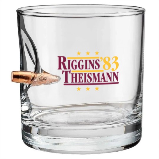 Discover Riggins & Theismann '83 Bullet Whiskey Glasses, Football Legends For President Fan Bullet Whiskey Glasses