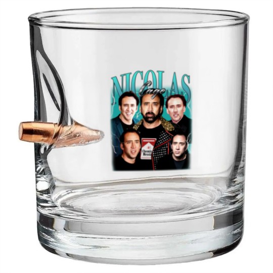Discover Nicolas Cage Bullet Whiskey Glasses