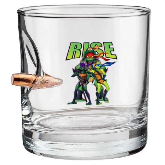 Discover Rise of the Teenage Mutant Ninja Turtles! Bullet Whiskey Glasses