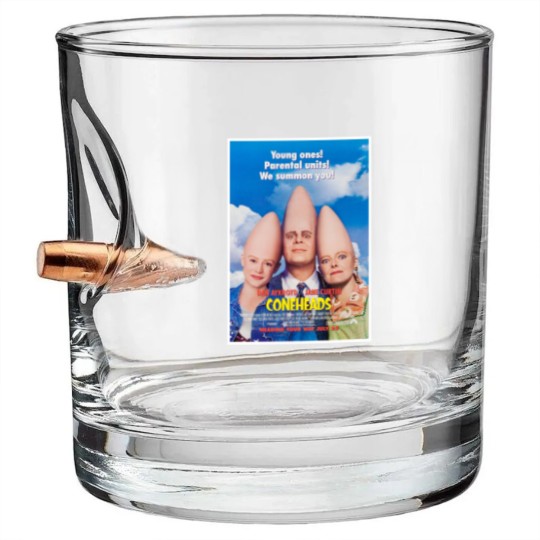 Discover Coneheads Movie Bullet Whiskey Glasses Cool Retro Movie Fan Bullet Whiskey Glasses