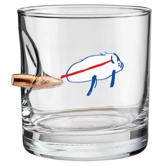 Discover Josh Allen Bills Potato Classic House Flags Bullet Whiskey Glasses