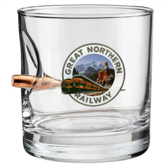 Discover Great-Northern-Railway Bullet Whiskey Glasses