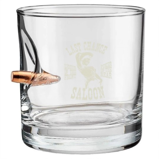 Discover Last Chance Saloon Bullet Whiskey Glasses