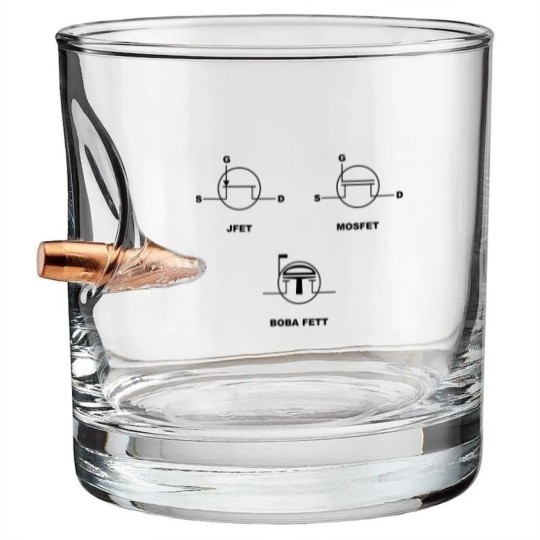 Discover Jfet Mosfet Boba Fett Bullet Whiskey Glasses
