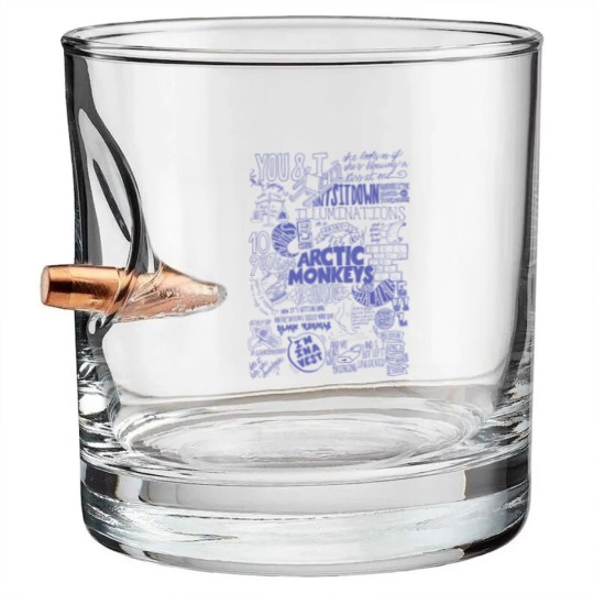 Discover Arctic Monkeys Bullet Whiskey Glasses
