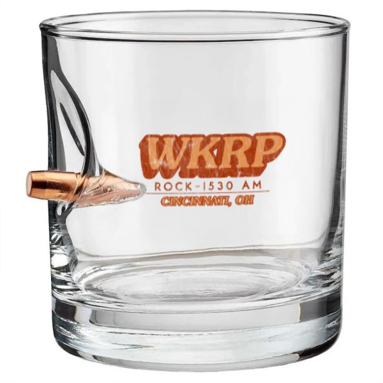 Discover WKRP Cincinnati Bullet Whiskey Glasses