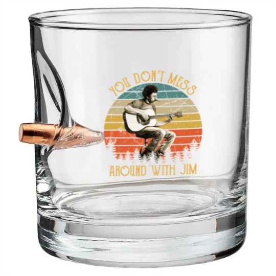 Discover Vintage Jim Croce You Don't Mess Around With Jim | Essential Bullet Whiskey Glasses