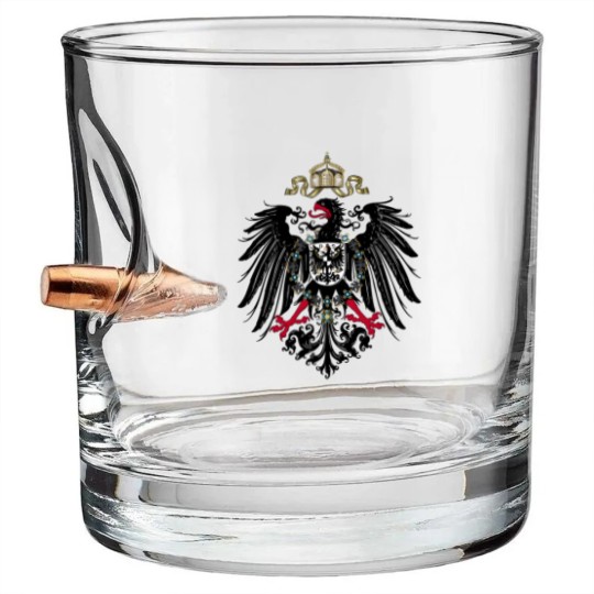 Discover Imperial Eagle of the German Empire Bullet Whiskey Glasses