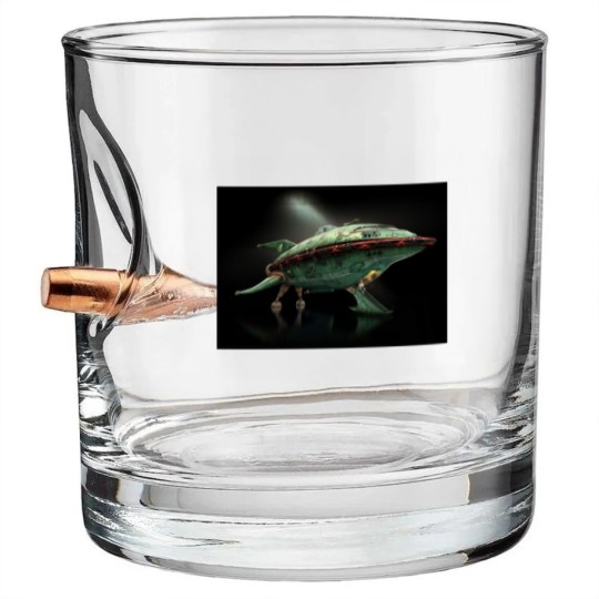 Discover Planet Express and Leela - Futurama - Bullet Whiskey Glasses