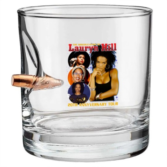 Discover Misseducation Of Lauryn Hill Bullet Whiskey Glasses, 20th Anniversary Tour Bullet Whiskey Glasses Bullet Whiskey Glasses