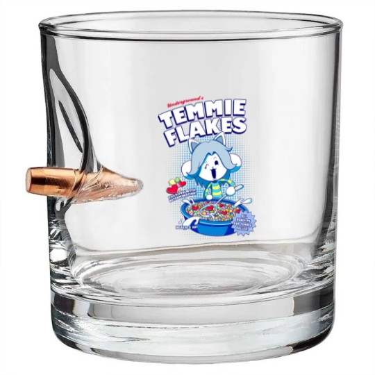 Discover Temmie Flakes! - Undertale - Bullet Whiskey Glasses