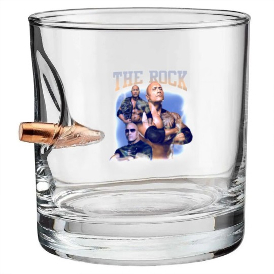 Discover the rock  41 Bullet Whiskey Glasses