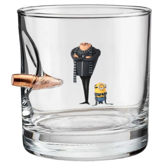 Discover Gru and Gru's Minion Bullet Whiskey Glasses