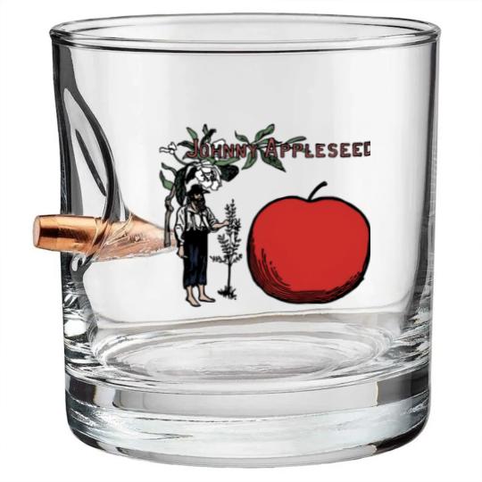 Discover Johnny Appleseed Colour Bullet Whiskey Glasses