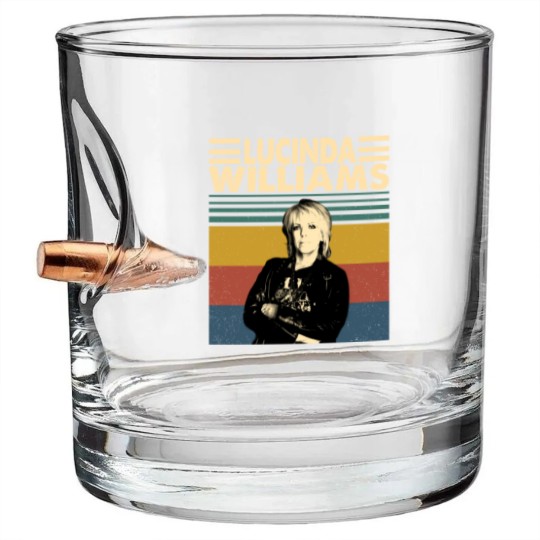 Discover Lucinda Williams Bullet Whiskey Glasses, Lucinda Williams Gift Bullet Whiskey Glasses