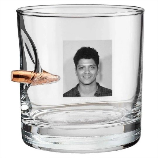 Discover Bruno Mars Mugshot Bullet Whiskey Glasses